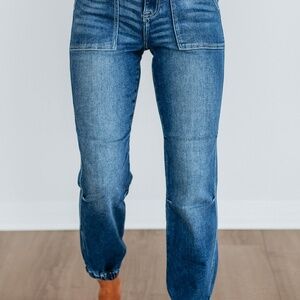 NWT Risen Elliot 5/27 denim jogger
